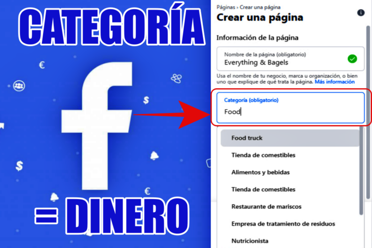 Cómo elegir categoría en Facebook para monetizar